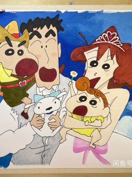 YANGYANG's Crayon Shin-chan 2019 MOVIE Hand drawing with marker